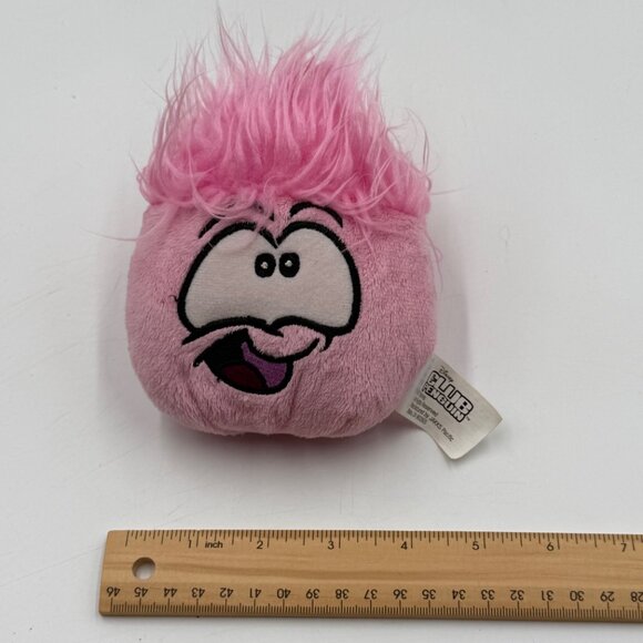 Disney Club Penguin Pink Smile Puffle4" Stuffed Animal Toy No Coin Or Code - Picture 8 of 8